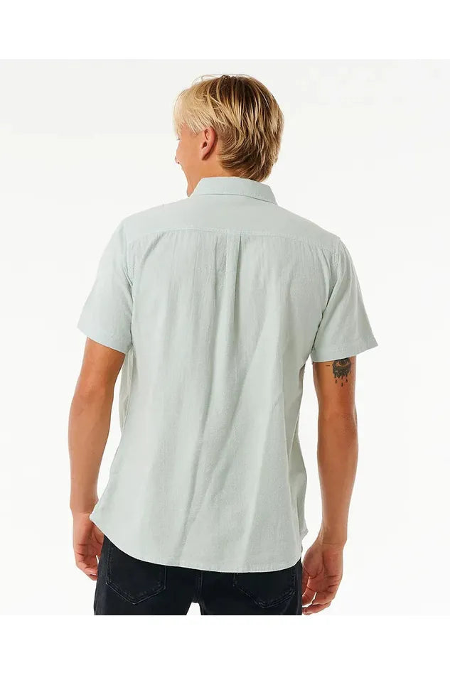 Rip Curl Washed Short Sleeve Shirt Mint