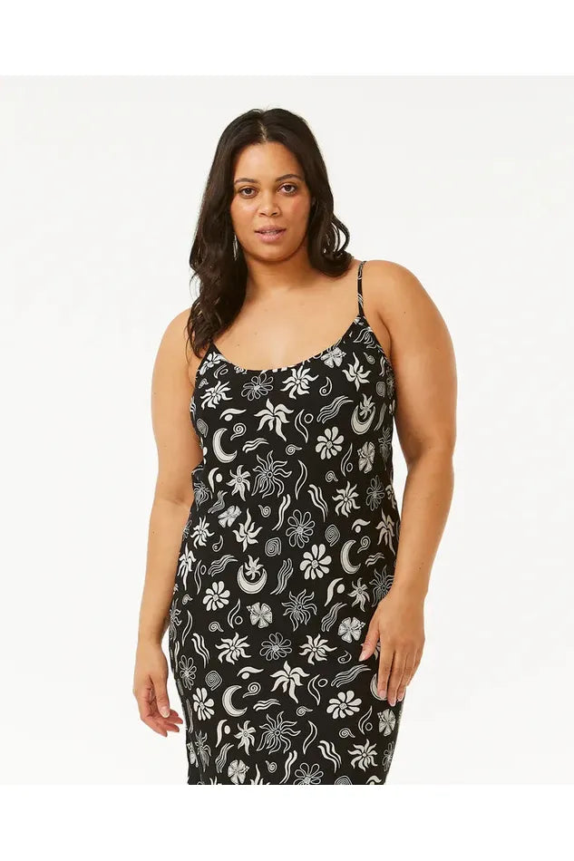 Rip Curl Holiday Midi Dress Black