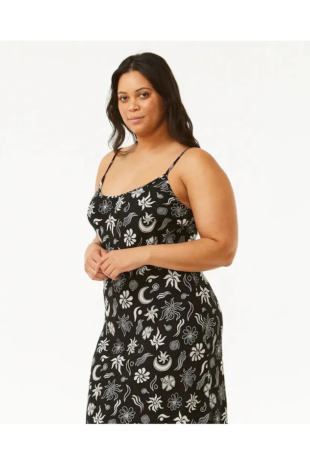 Rip Curl Holiday Midi Dress Black