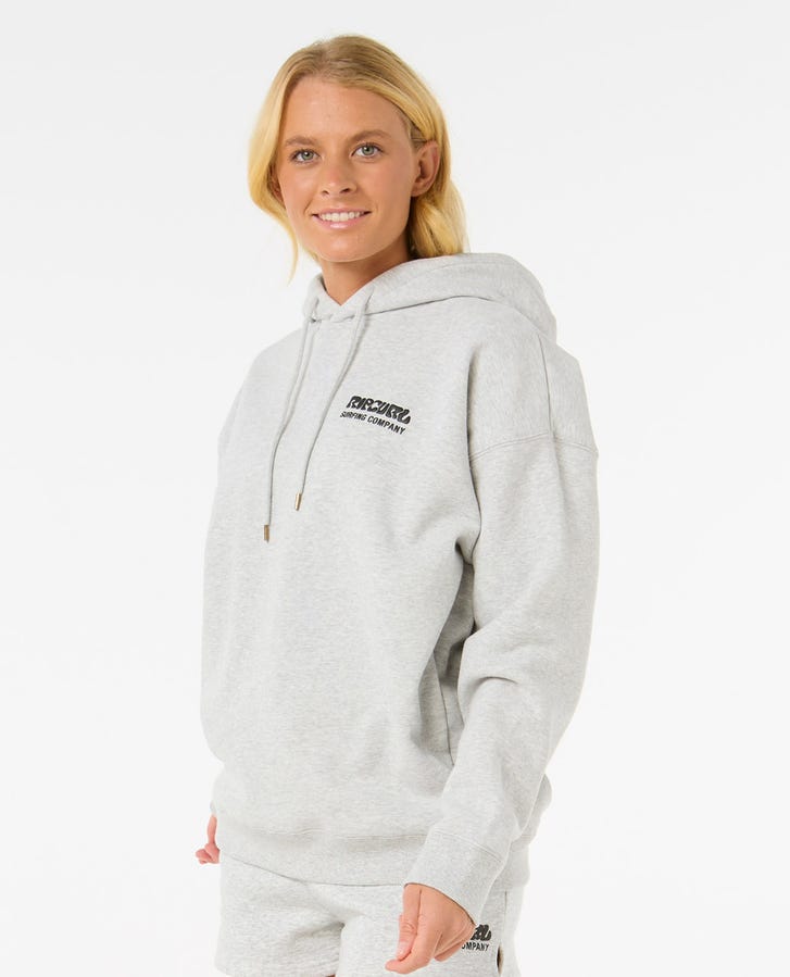Rip Curl Surf Puff Heritage Hoody Grey