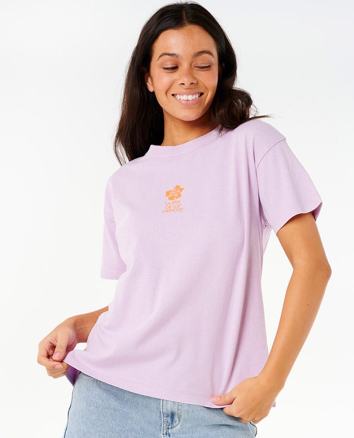 Rip Curl Cala Nights Relaxed T-Shirt Lilac