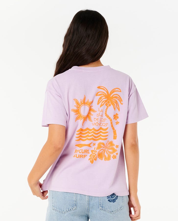 Rip Curl Cala Nights Relaxed T-Shirt Lilac