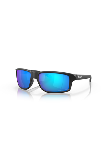 Oakley Gibston Matte Black Sapphire Irid Sunglasses