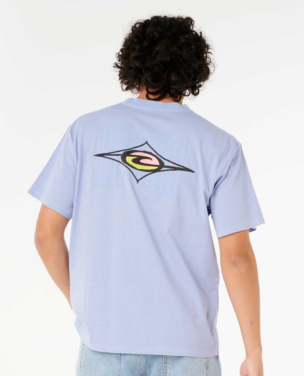 Rip Curl Raw Energy Maxxed Short Sleeve T-Shirt Light Blue
