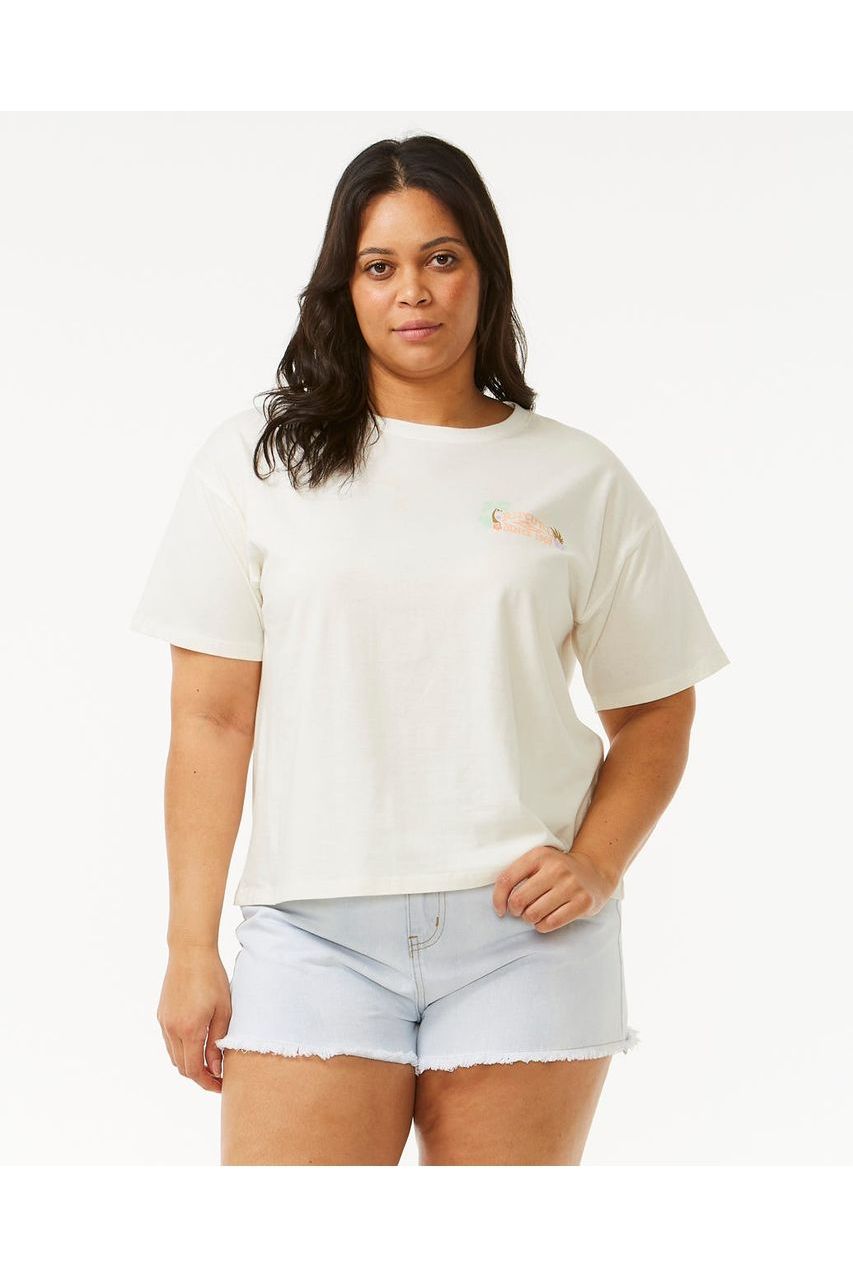 Rip Curl Tiki Tropics Relaxed Tee Bone