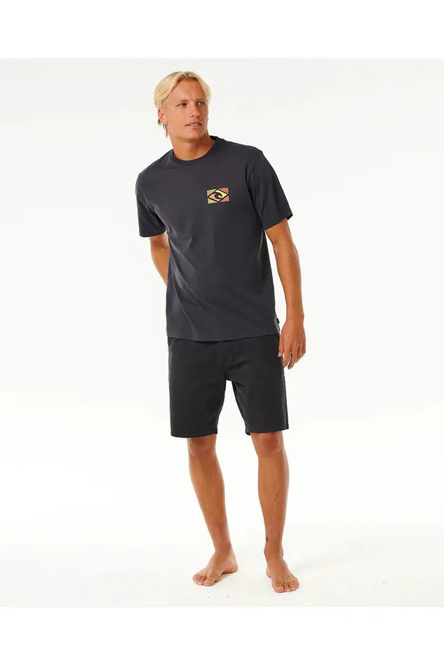 Rip Curl Traditions Tee Washed Black