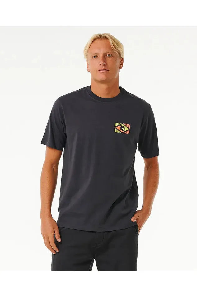 Rip Curl Traditions Tee Washed Black