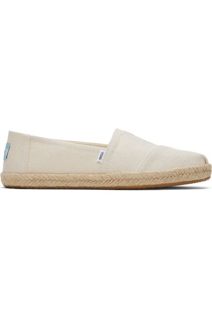 Toms Footwear Alpargata Recycled Cotton Rope Espadrille Natural