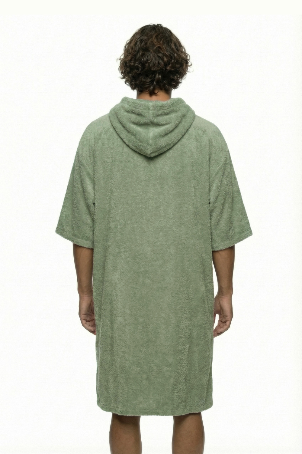 Tiki Adults Hooded Change Robe Sage