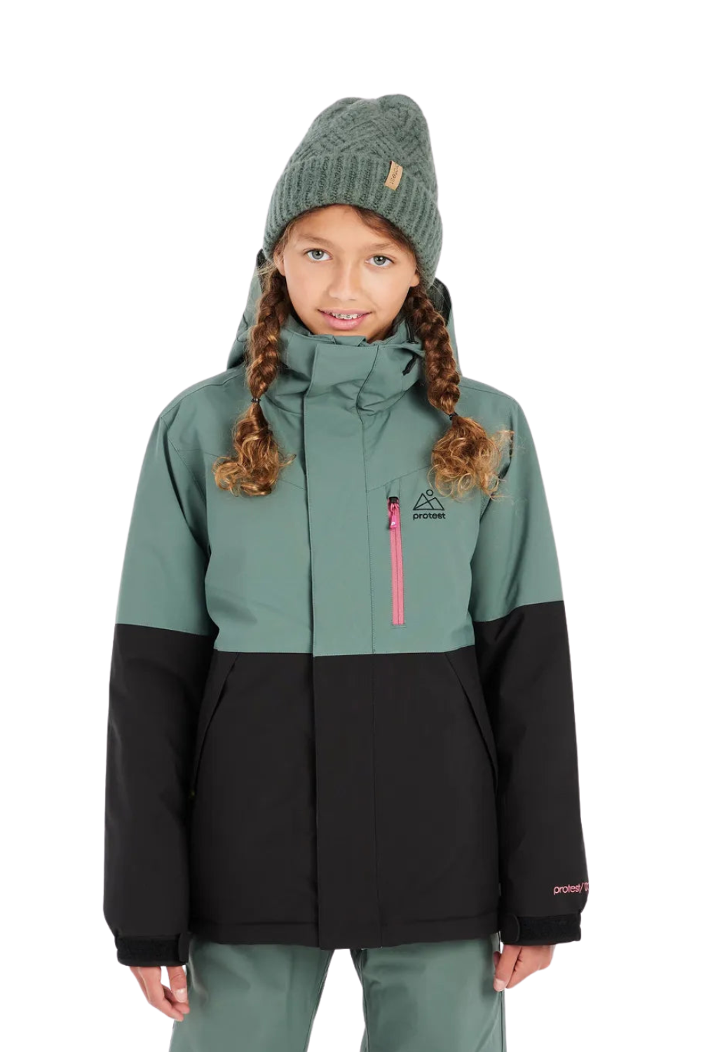 Protest Prtvevi Junior Snowjacket Evergreen