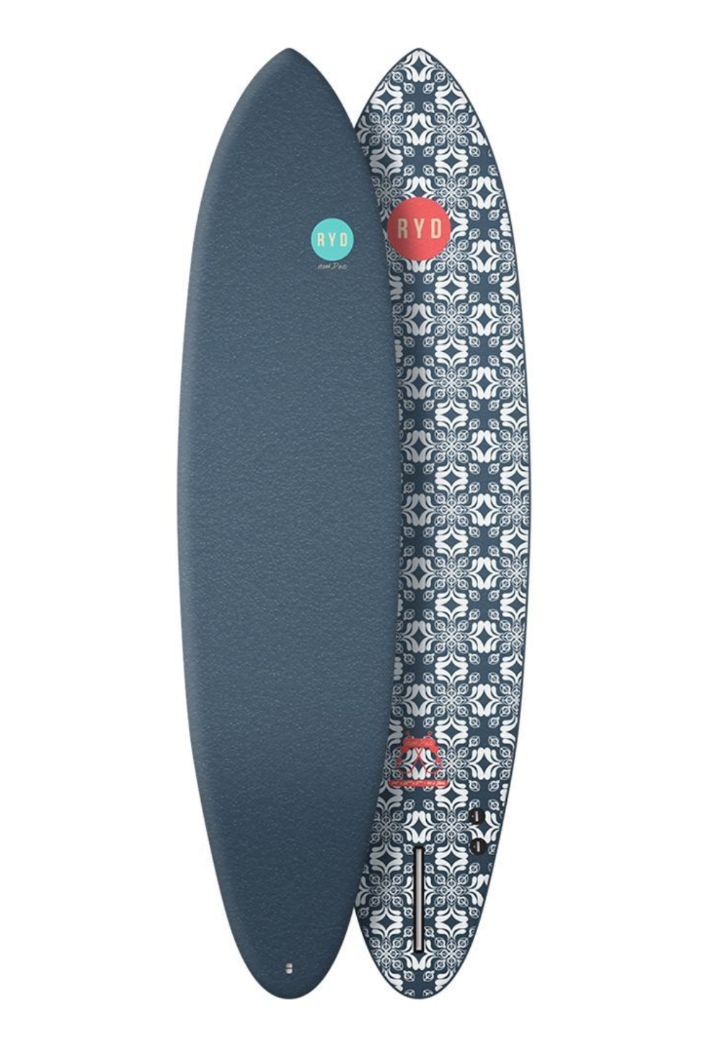 RYD Hank Dude Soft Top Surfboard Deep Blue