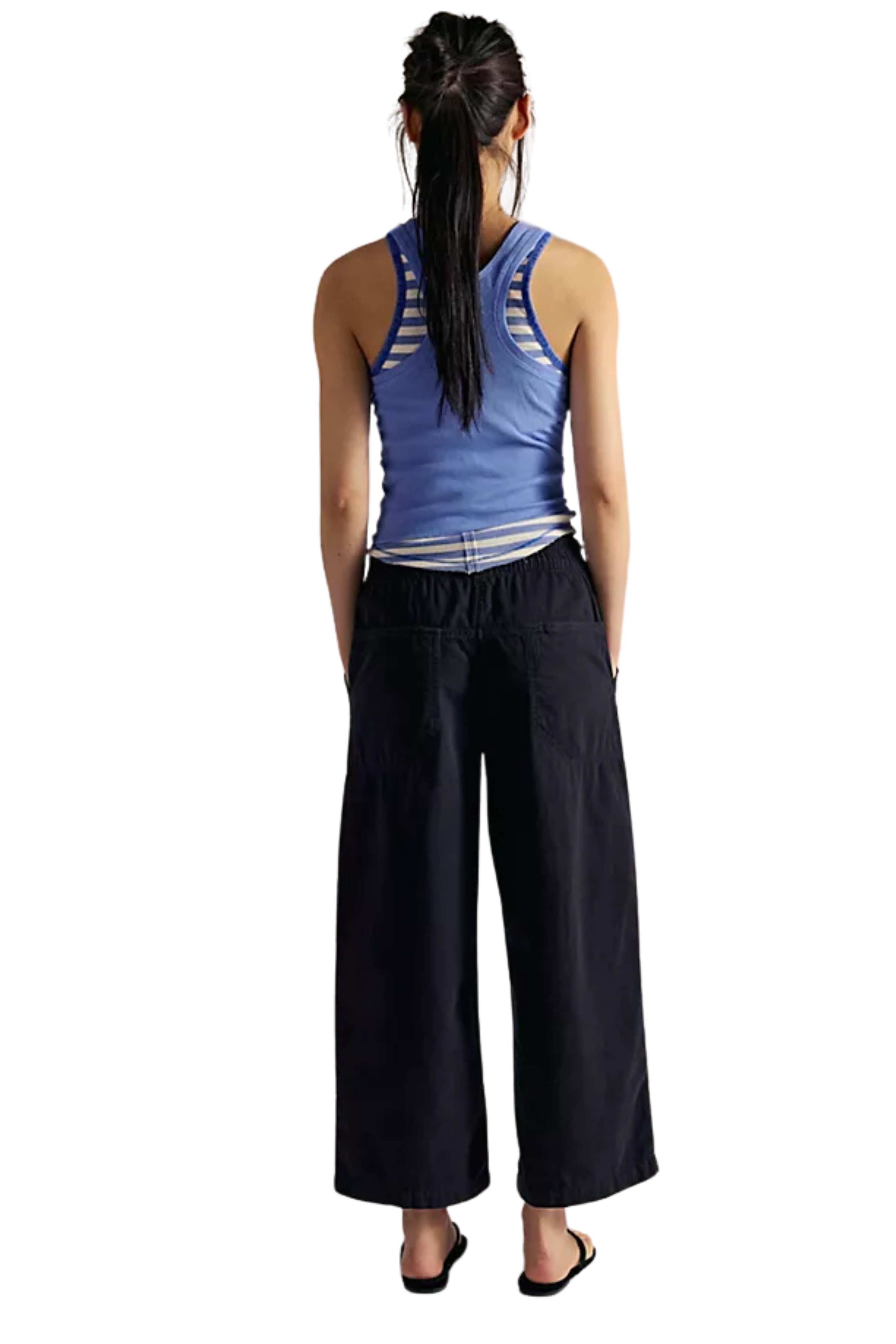 Free people Easy Peasy Pull On Jeans Black