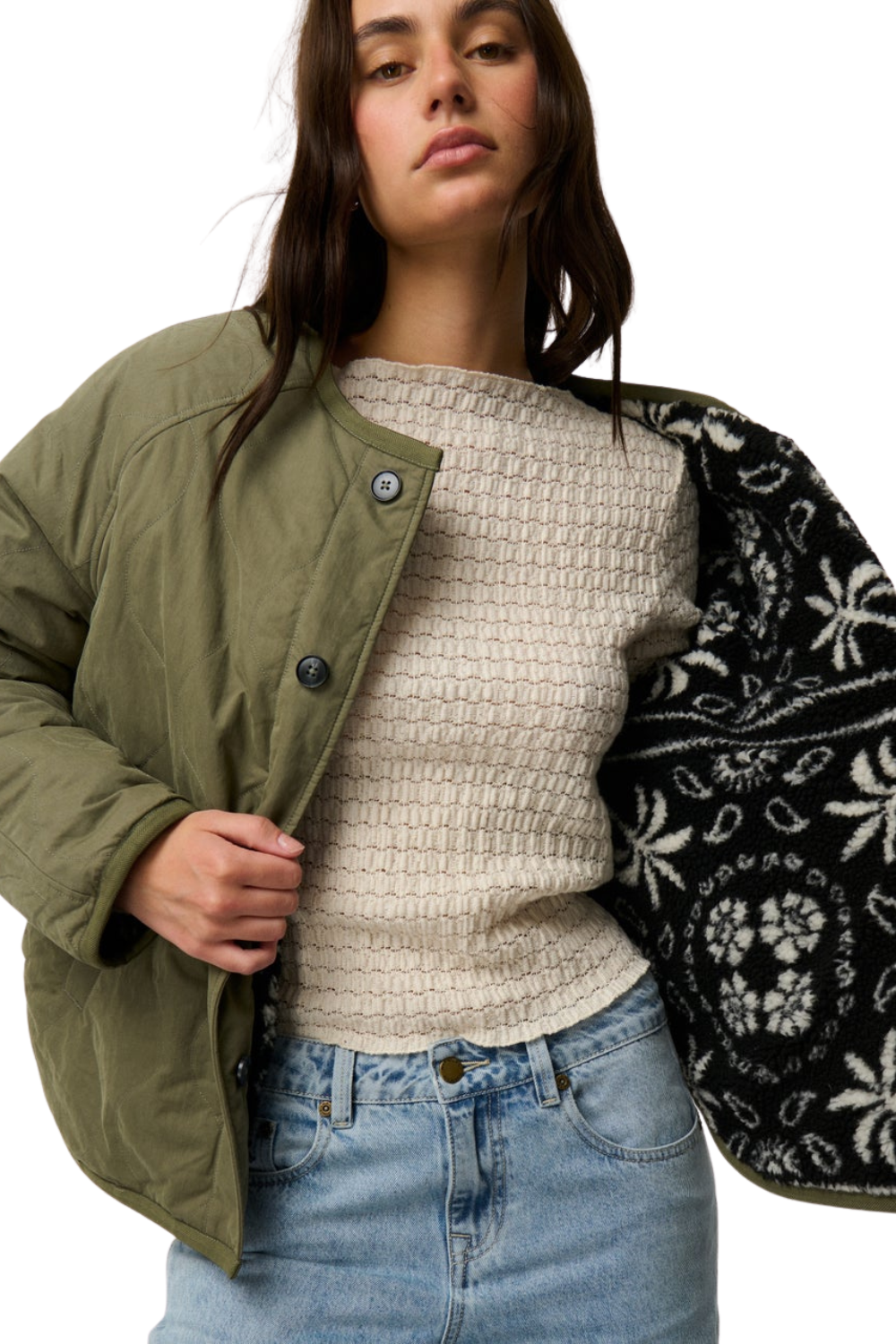 Rip Curl Bossa Nova Revo Womens Jacket Military Green