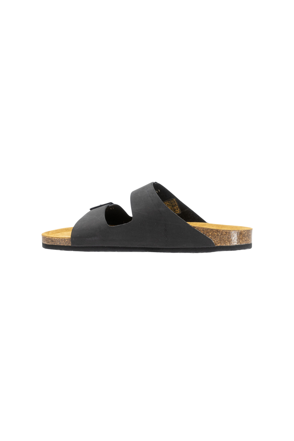 Plakton Barna Nobuck Mens Sandal Black