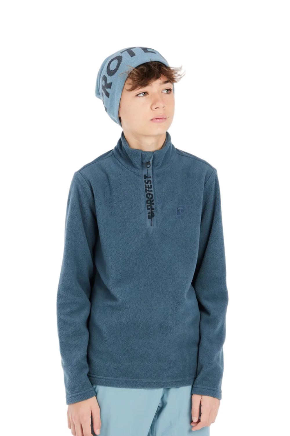 Protest Perfecty Junior 1/4 Zip Top Yale Blue