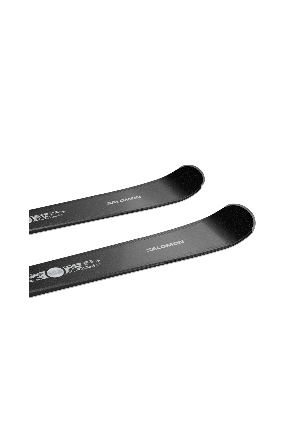 Salomon E S/Max N°8 Black Skis + M10 Gw L80 Bindings Black/Glitter