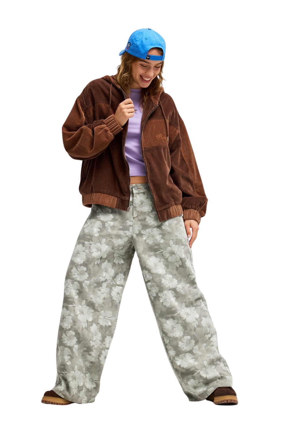Roxy Have A Blast Womens Corduory Jacket Chestnut