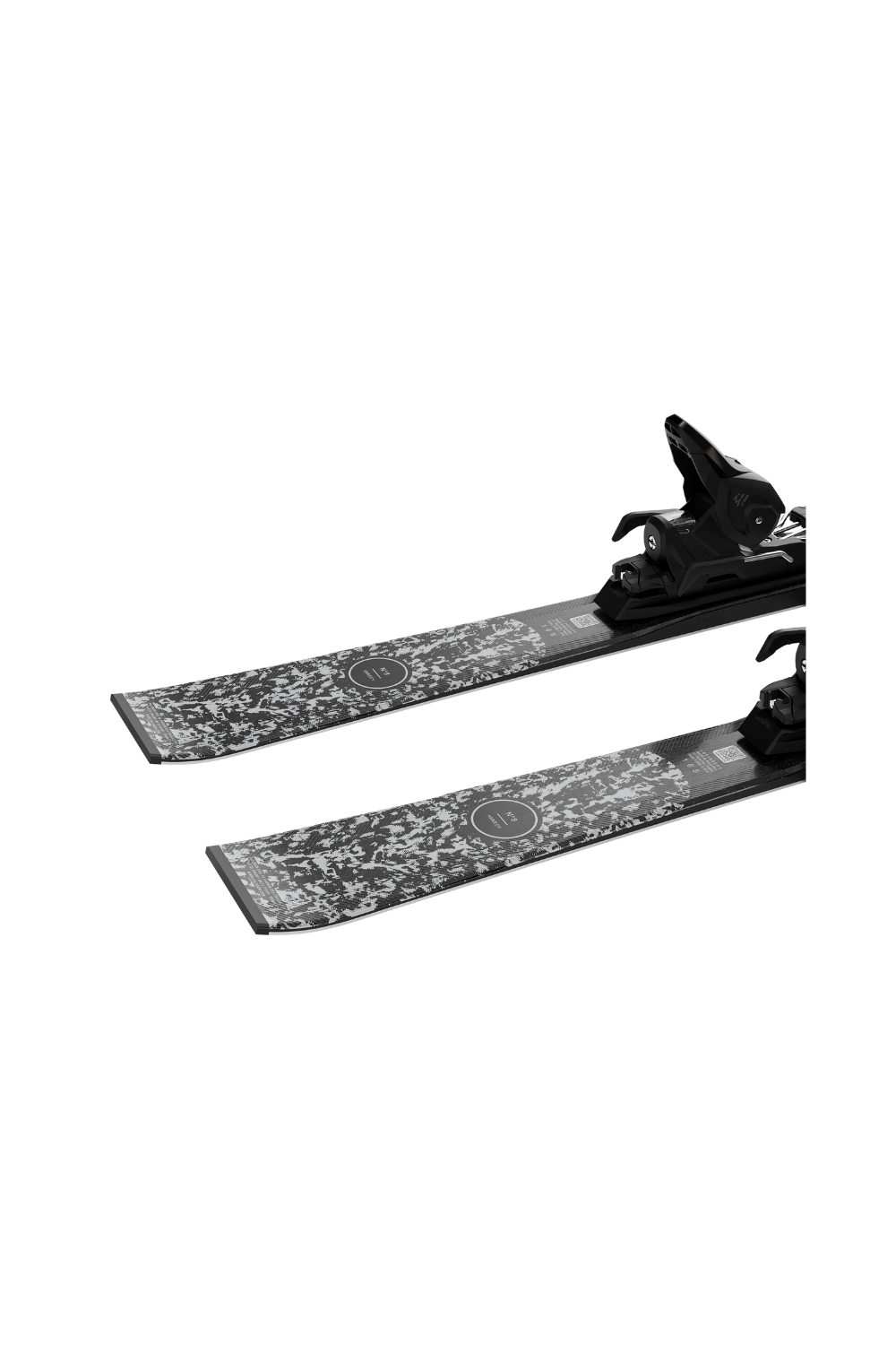 Salomon E S/Max N°8 Black Skis + M10 Gw L80 Bindings Black/Glitter