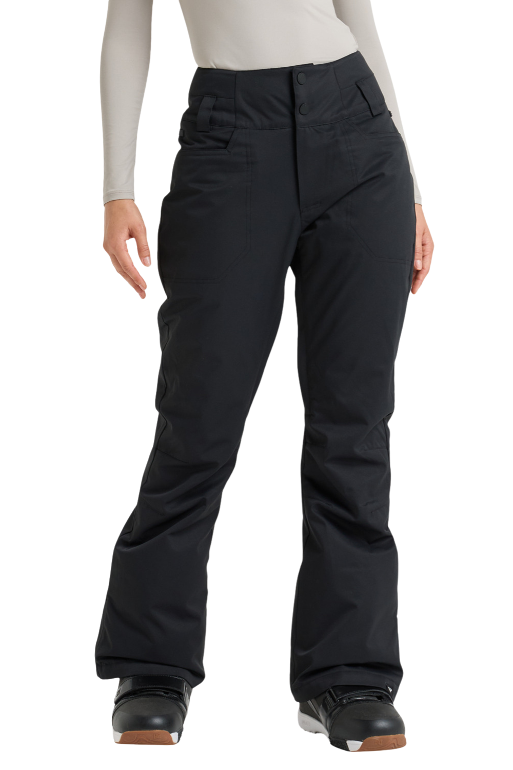 Roxy Womens Diversion Technical Snow Pants True Black