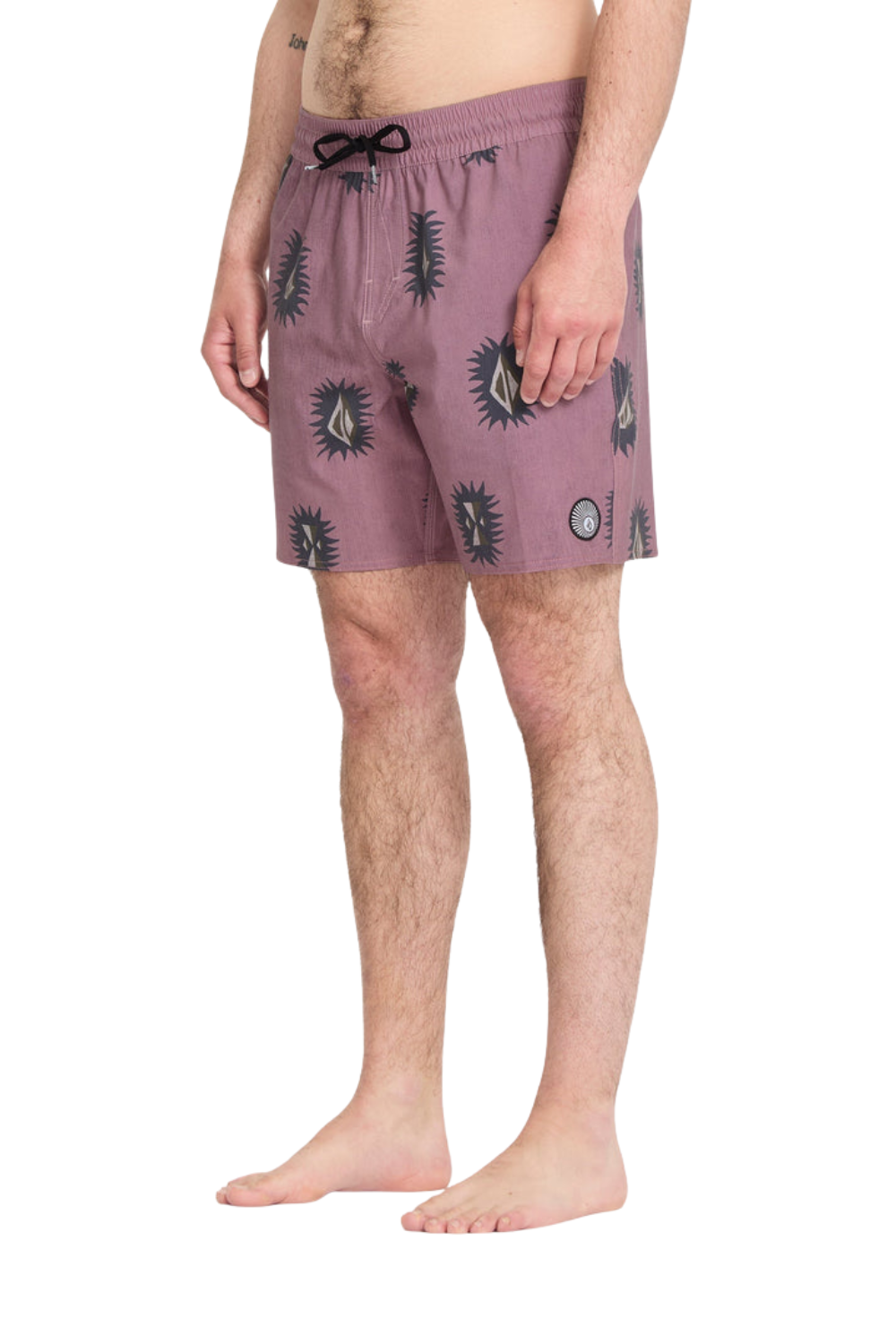 Volcom Psyche Mens Cotton Trunk 17" Boardshorts Stone Rose