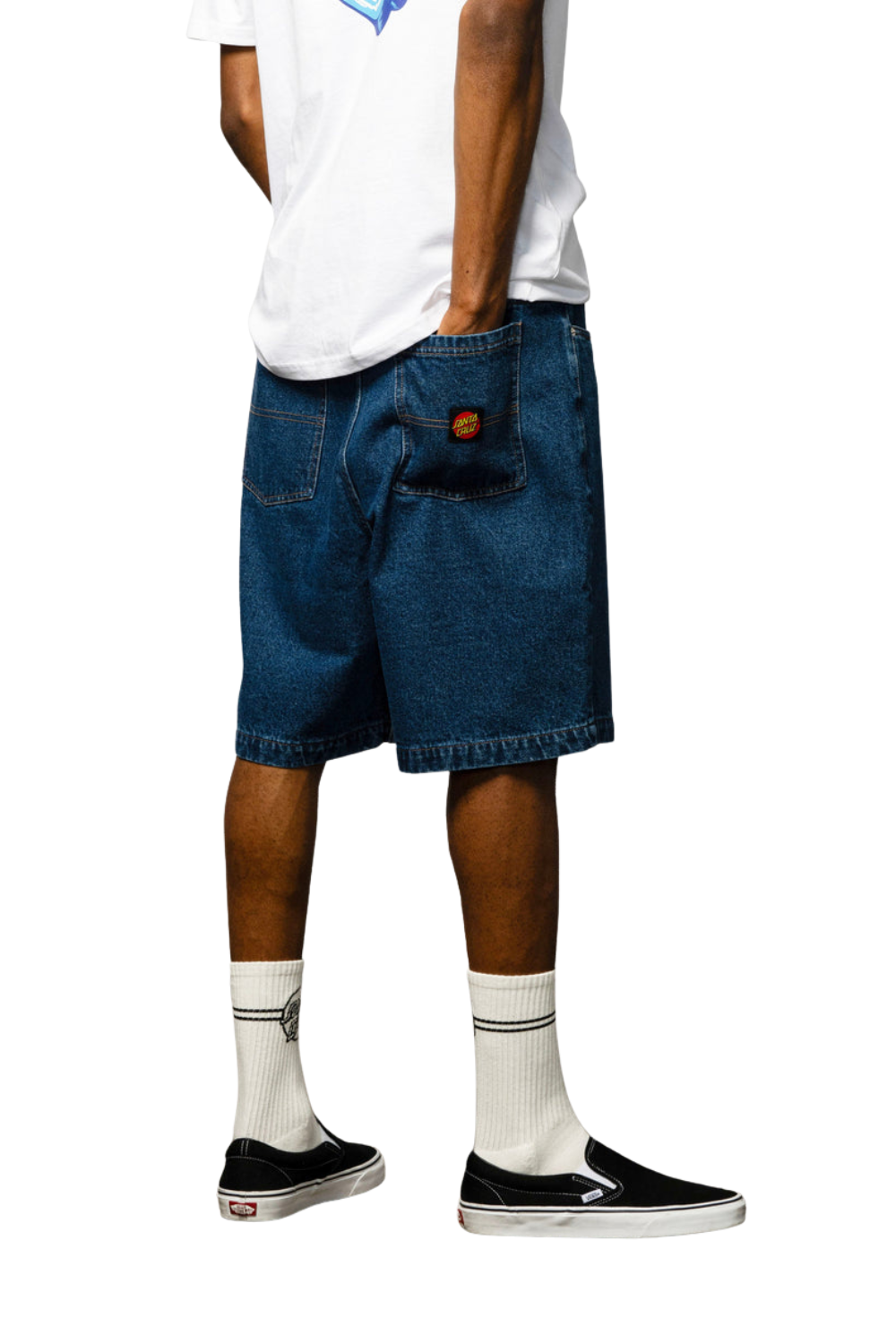 Santa Cruz Mens Big Shorts Classic Blue