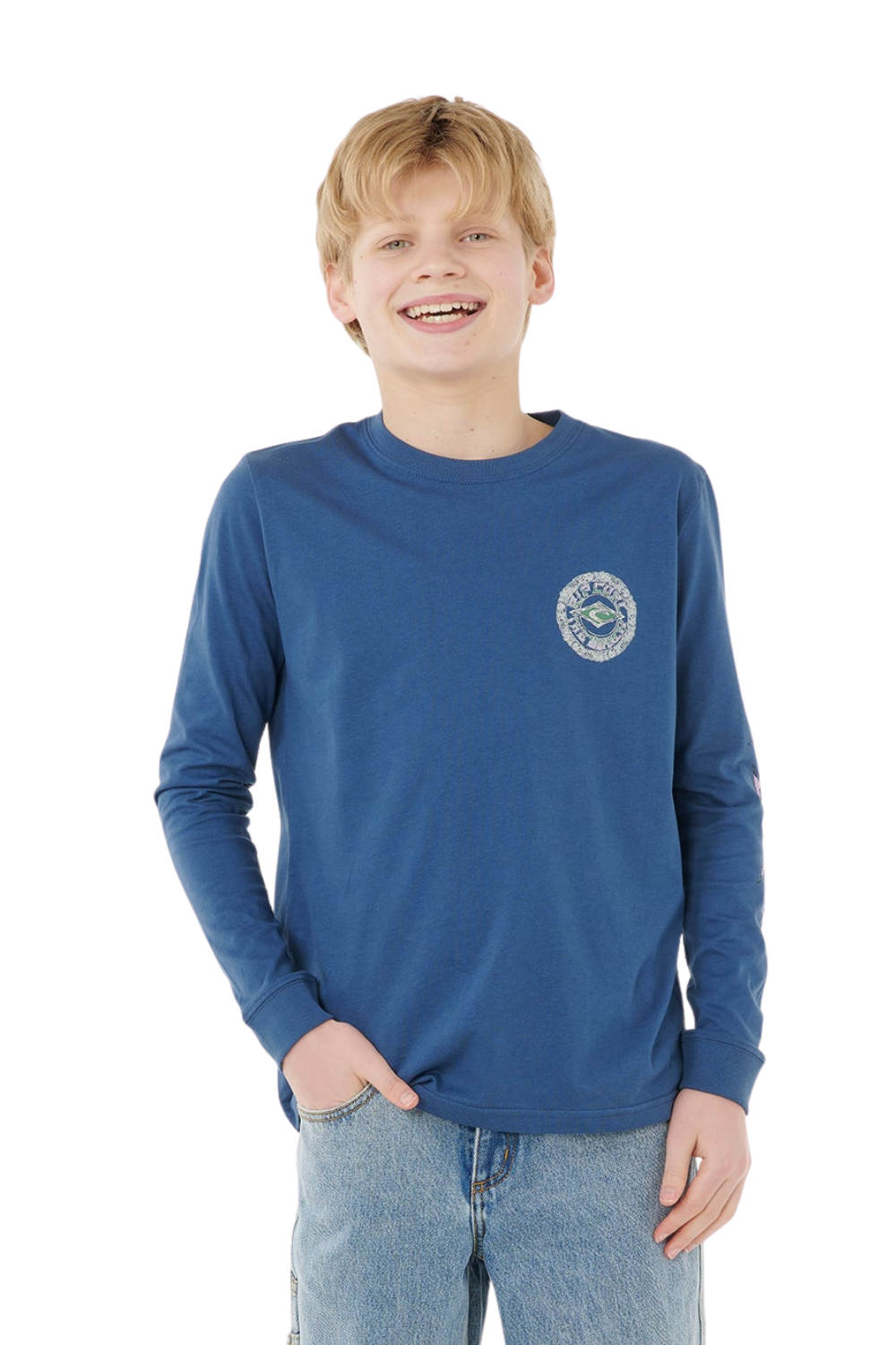 Rip Curl Tropic Daze Long Sleeve T-Shirt Light Navy