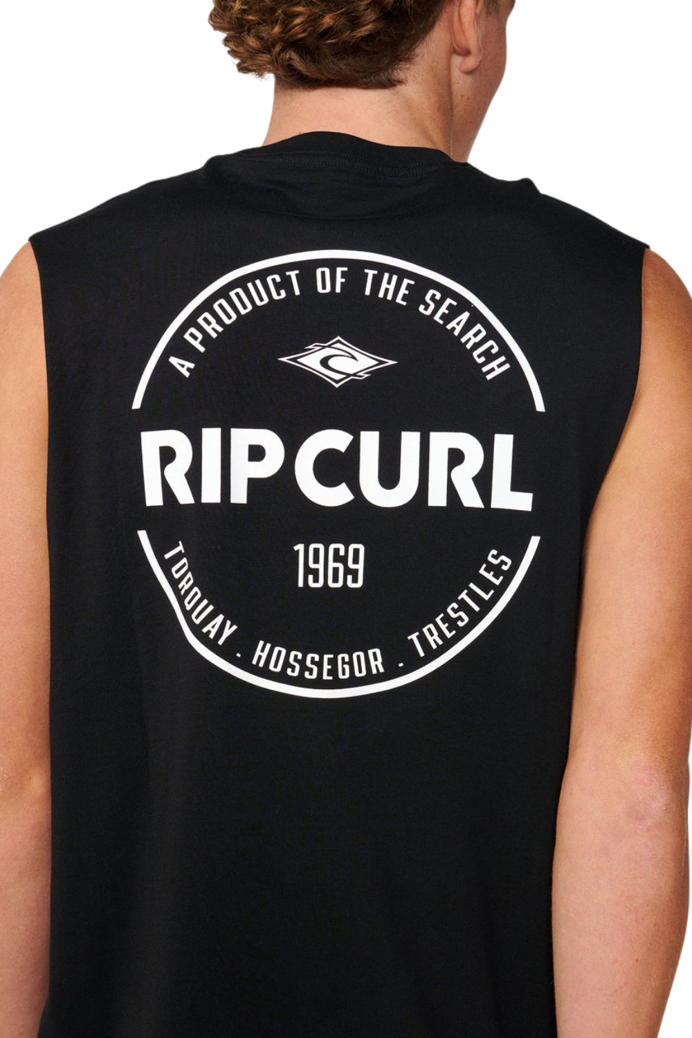 Rip Curl Staple Mens Muscle Vest Black