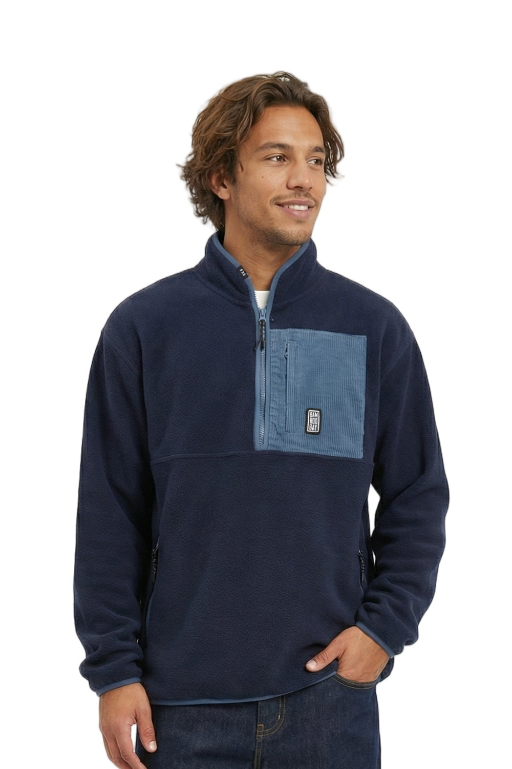 BamBooBay Boulder Fleece Navy