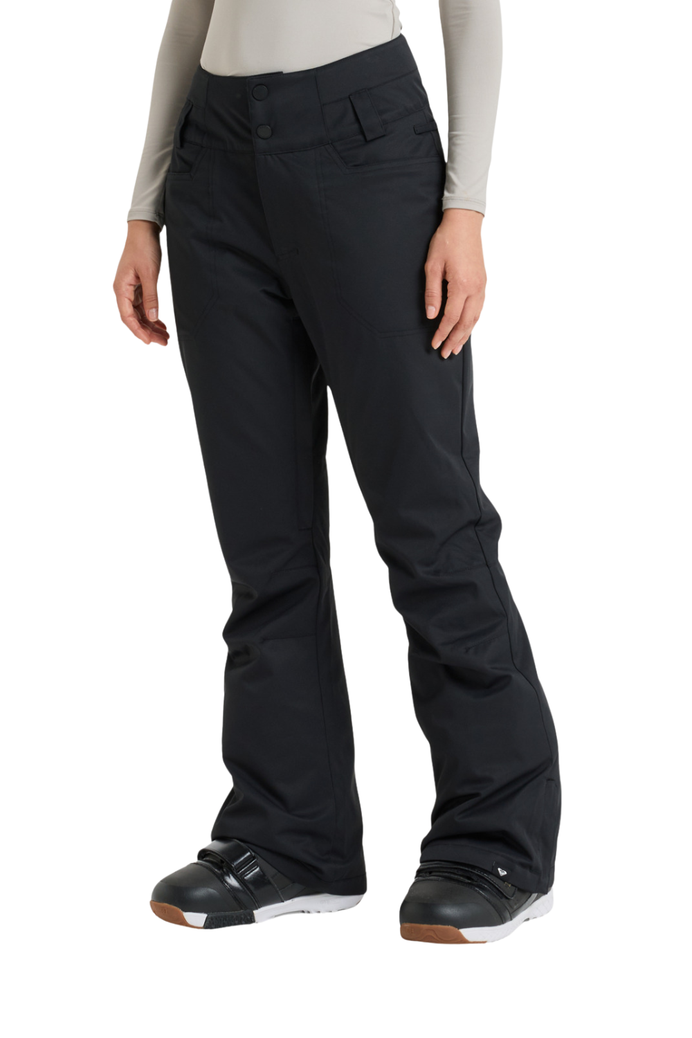 Roxy Womens Diversion Technical Snow Pants True Black