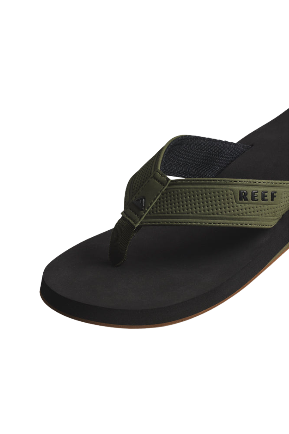 Reef The Layback Mens Flip Flops Black/Olive