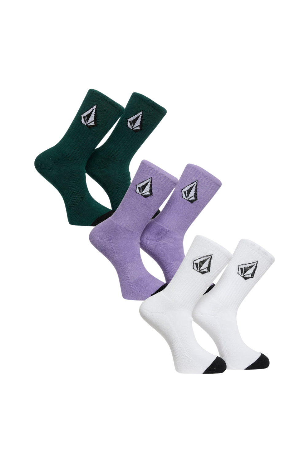 Volcom Full Stone Socks 3 Pack Multi