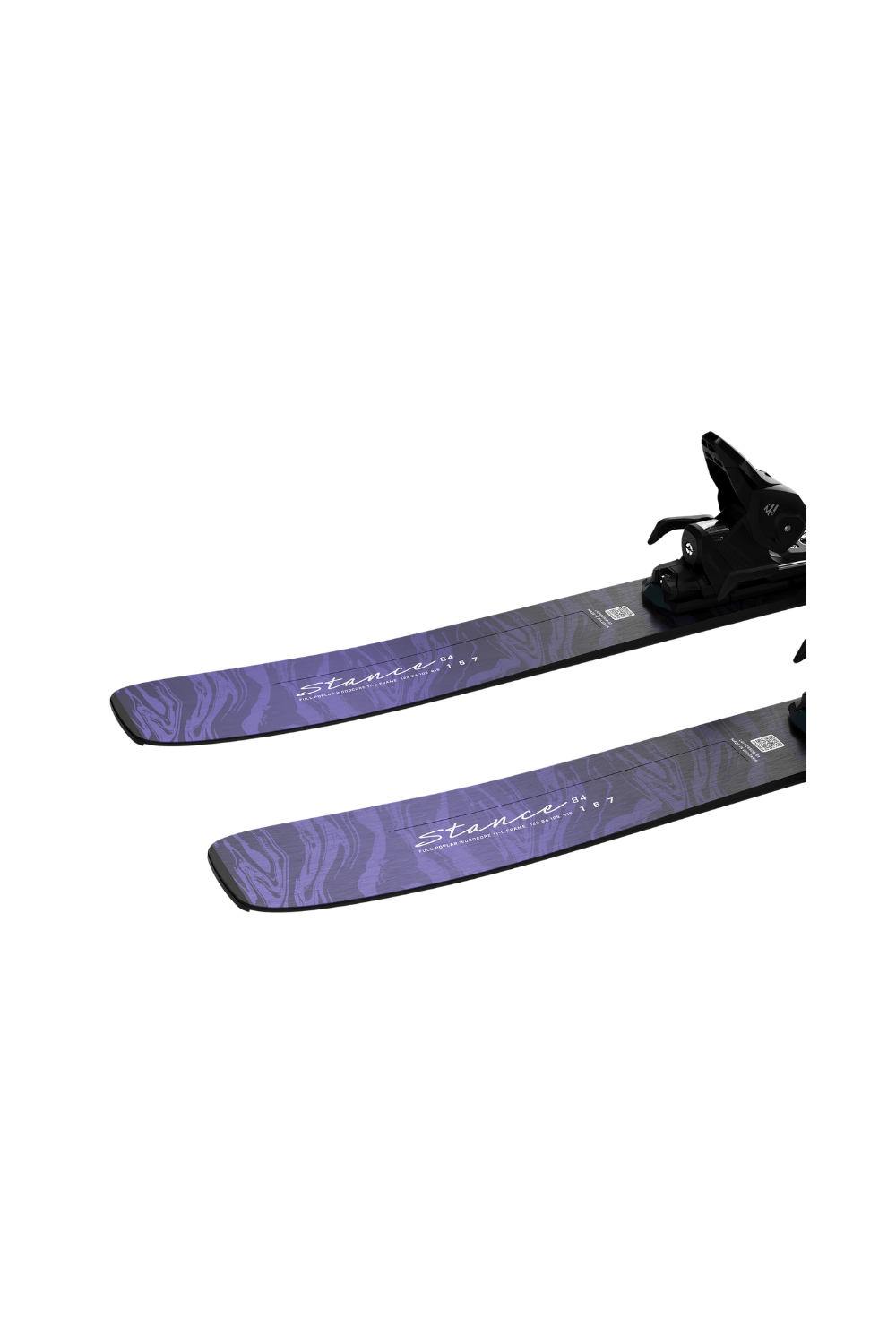Salomon E Stance W 84 Skis + M10 Gw L90 Bindings Sweet Lavender/Bleached Denim