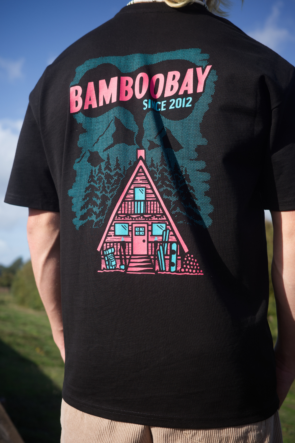 BamBooBay Refuge Mens T-Shirt Black