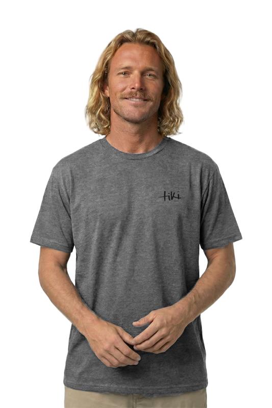 Tiki Corp Mens T-Shirt Grey Heather