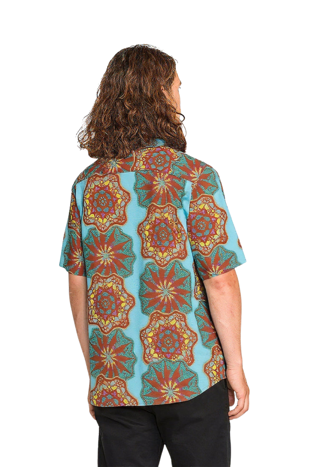 Volcom Star Shields Mens Short Sleeve Shirt Castlerock