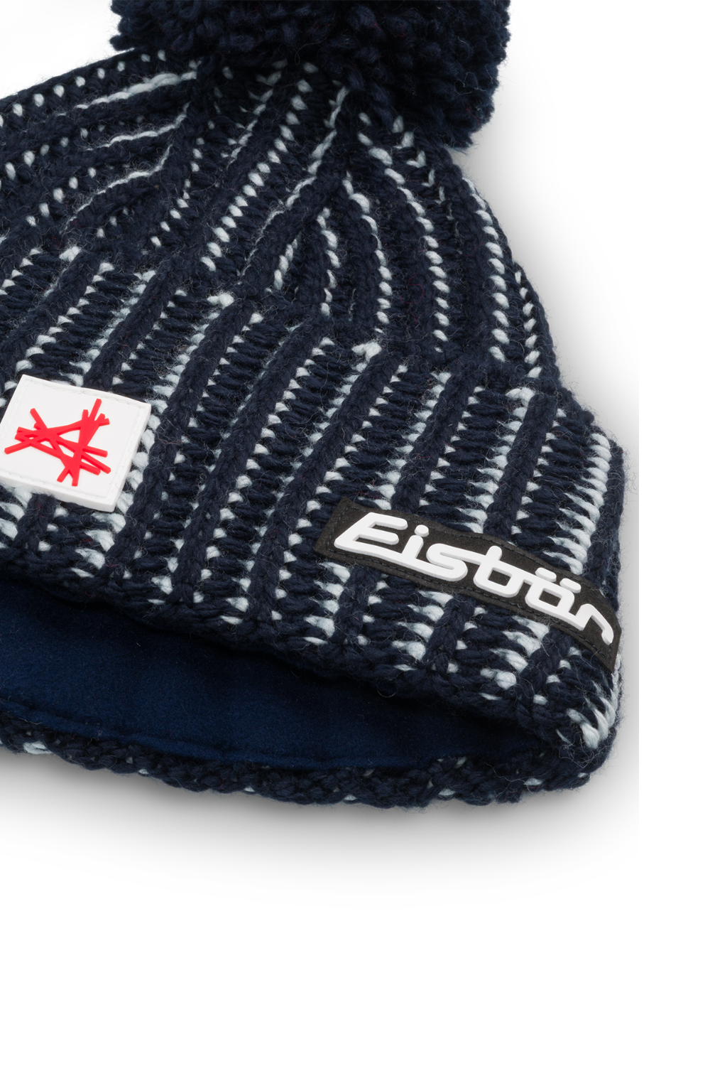 Eisbar Ronda Pompon Ski Austria Beanie Night/Fjord