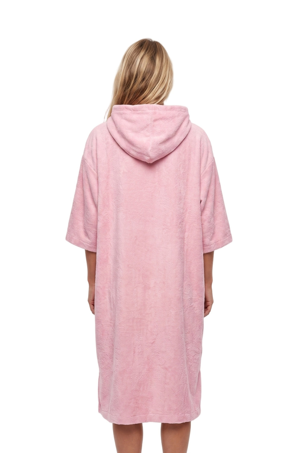 Tiki Adults Hooded Change Robe Baby Pink