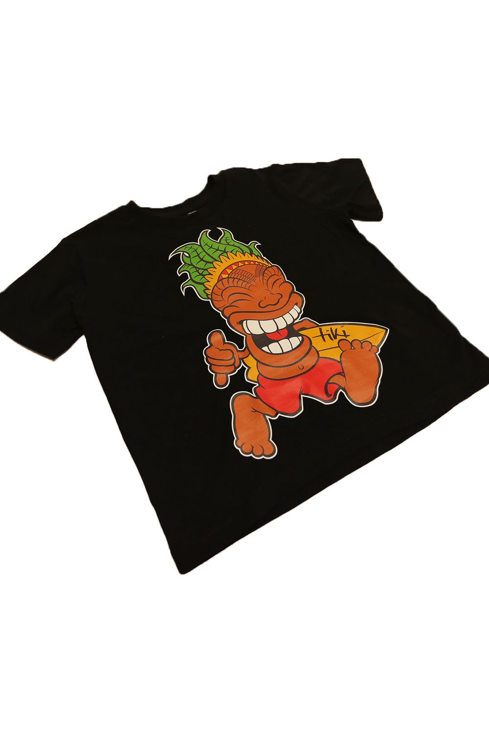 Tiki Man Youth Short Sleeve T-Shirt Black