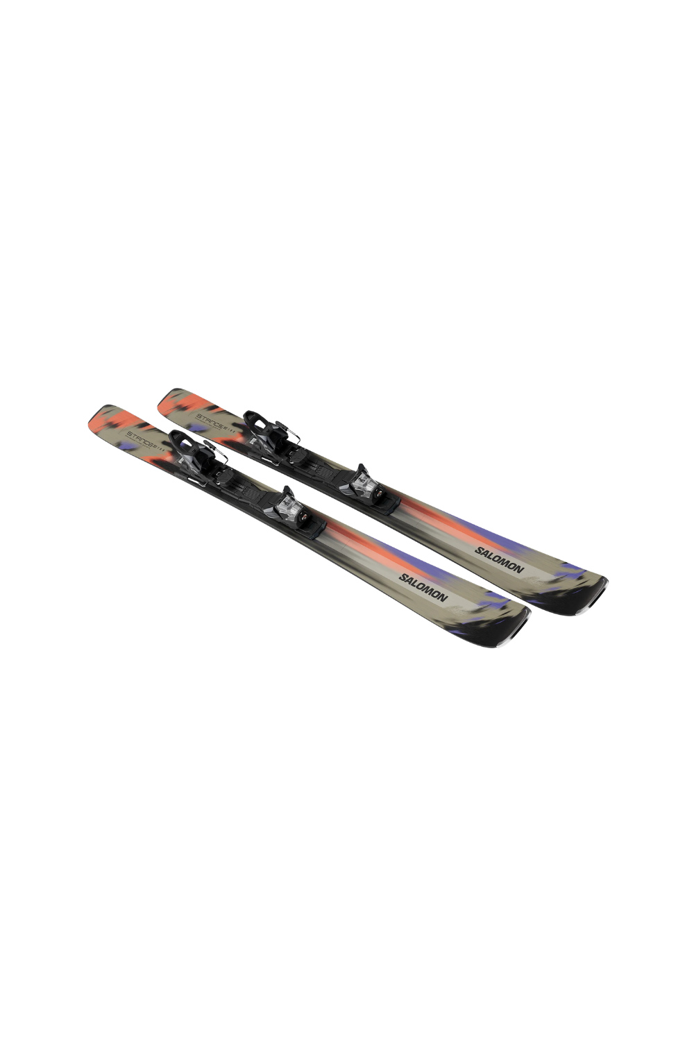 Salomon E Stance 80 Skis + M11 Gw L80 Bindings Kelp/Nasturtium