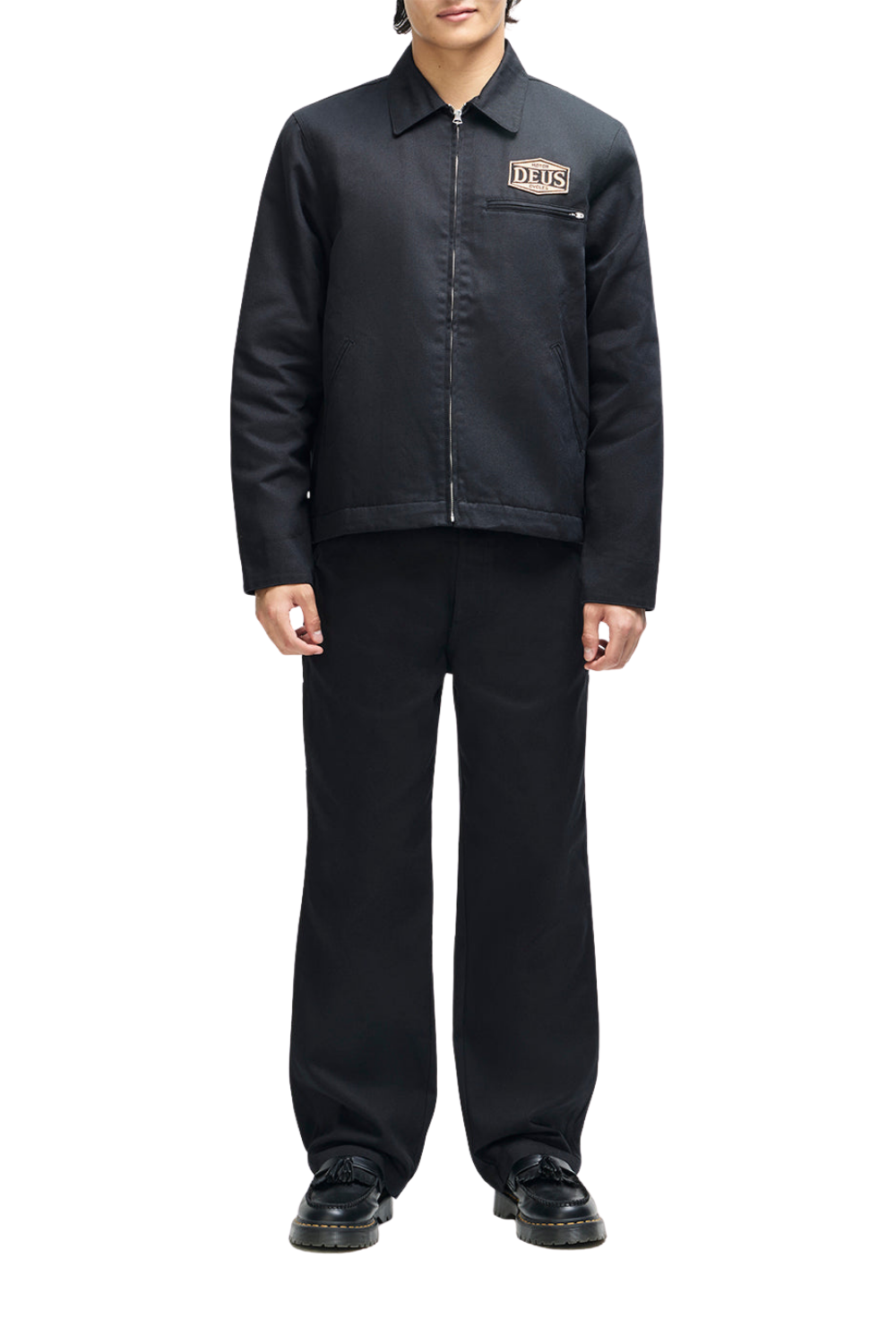Deus Earls Mens Work Jacket Black