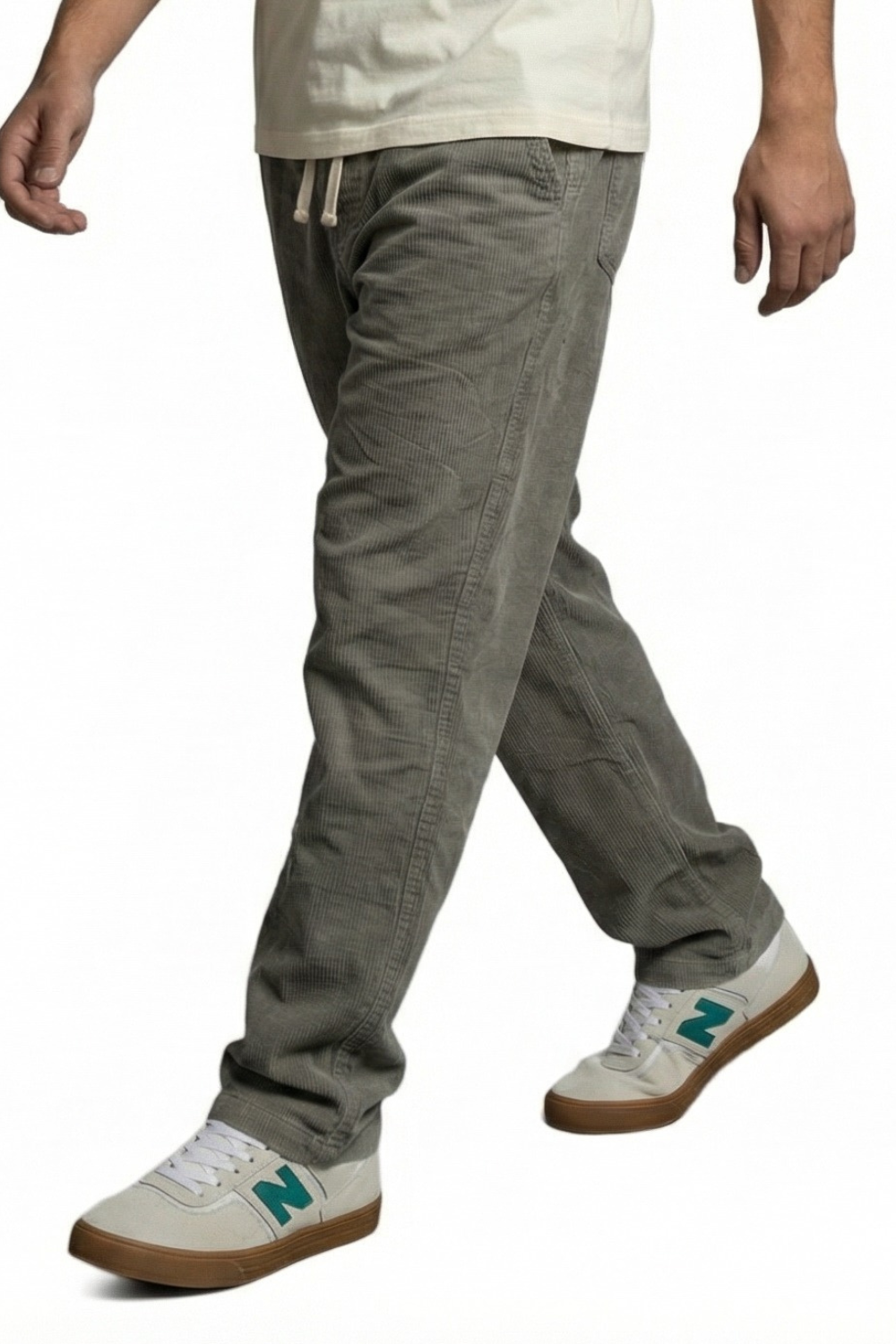 BamBooBay Chill Cord Mens Trousers Grey