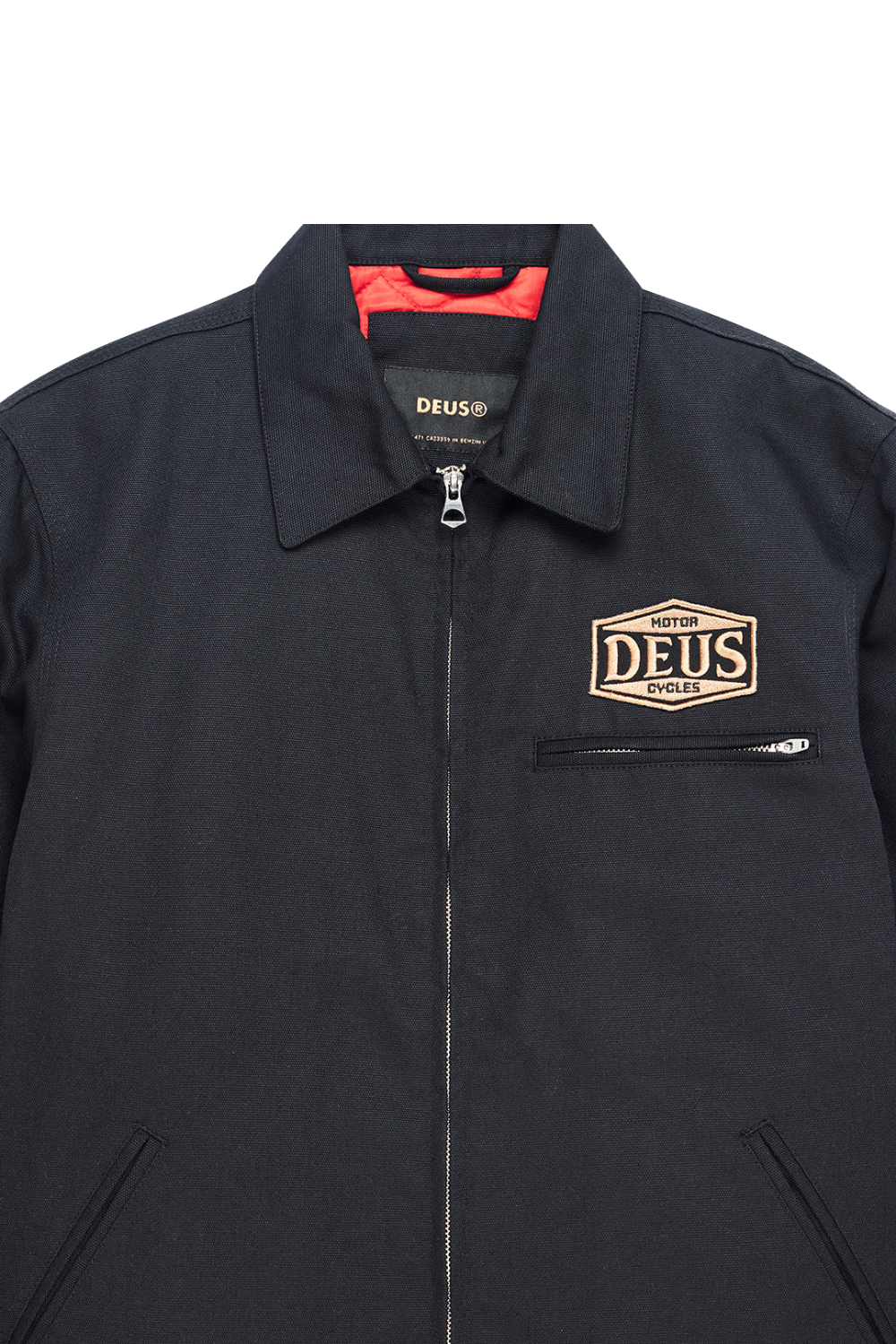 Deus Earls Mens Work Jacket Black