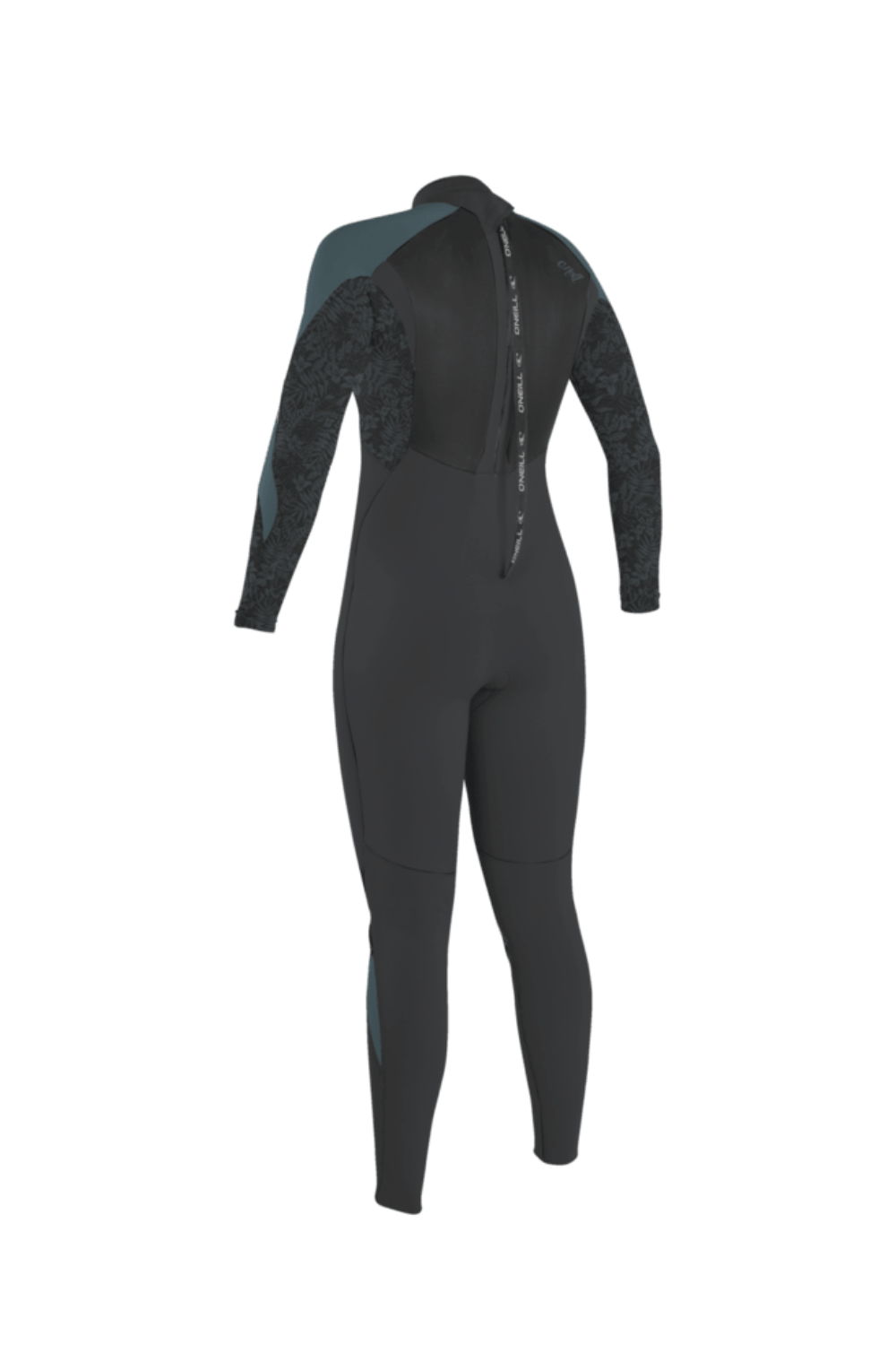 O'Neill Epic 4/3mm Womens Wetsuit Back Zip Tempered Steel/Shaded Island Sky/Shade