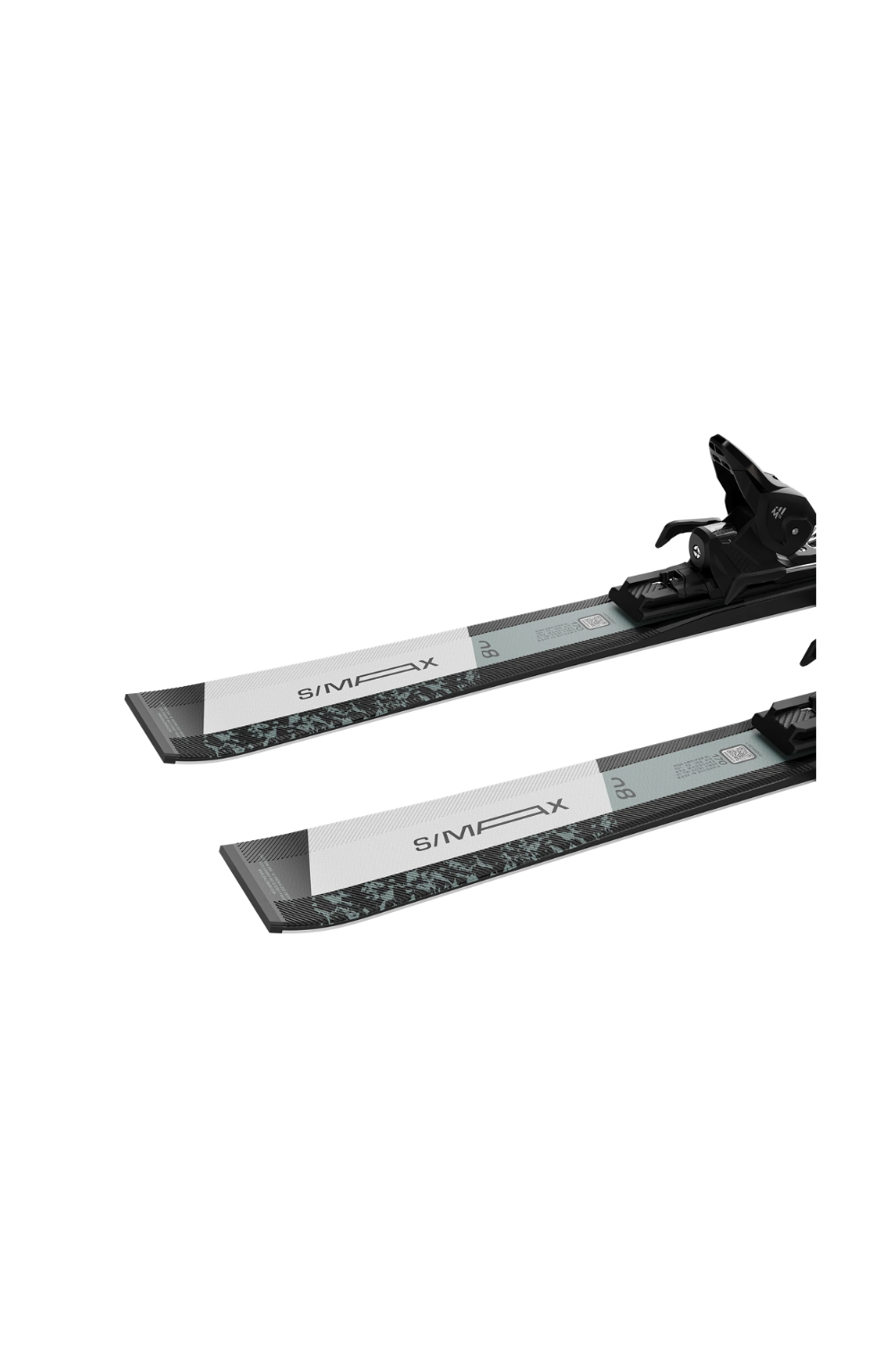 Salomon E S/Max 8 Skis + M10 Gw L80 Bindings Wrought Iron/Black