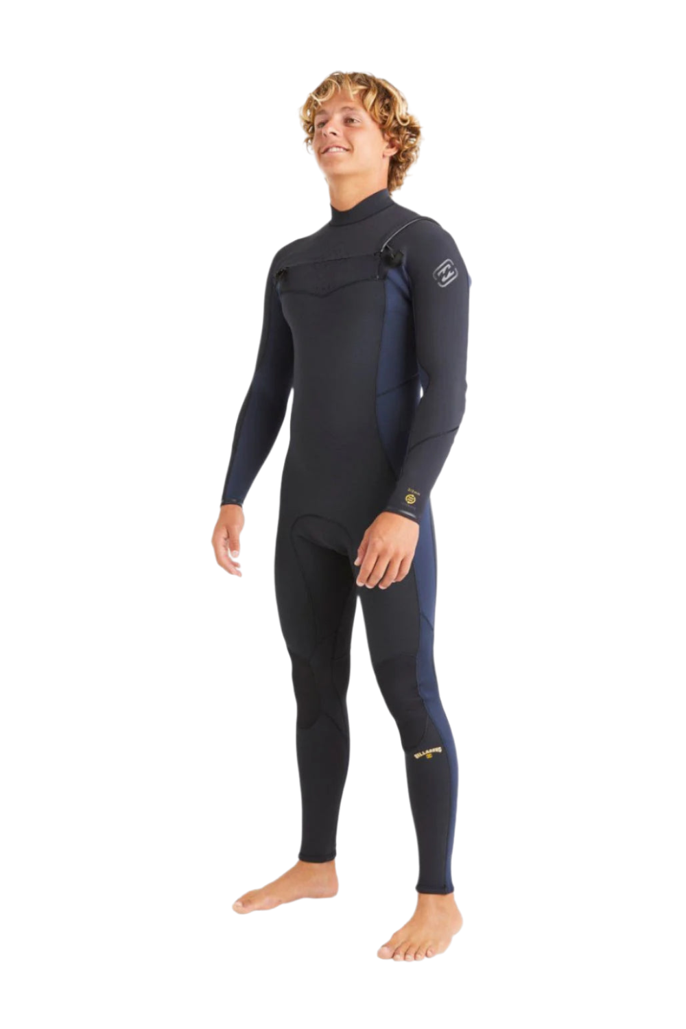 Billabong 4/3 Absolute Natural Chest Wetsuit Zip Dark Navy