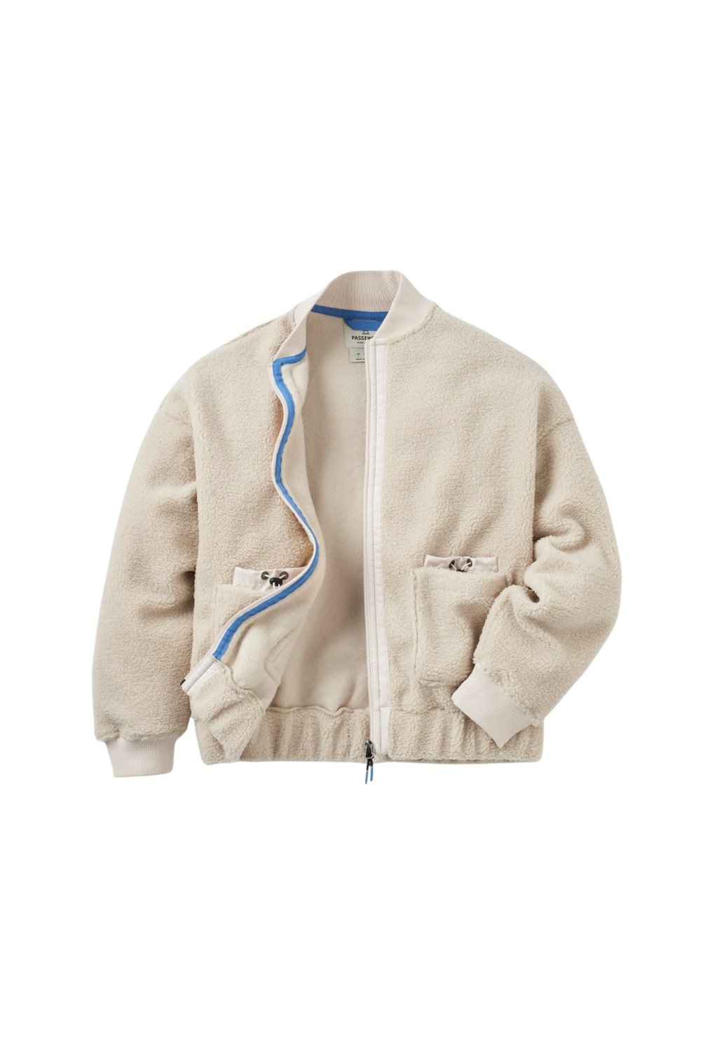 Passenger Lucia Womens Recycled Sherpa Fleece Vintage White