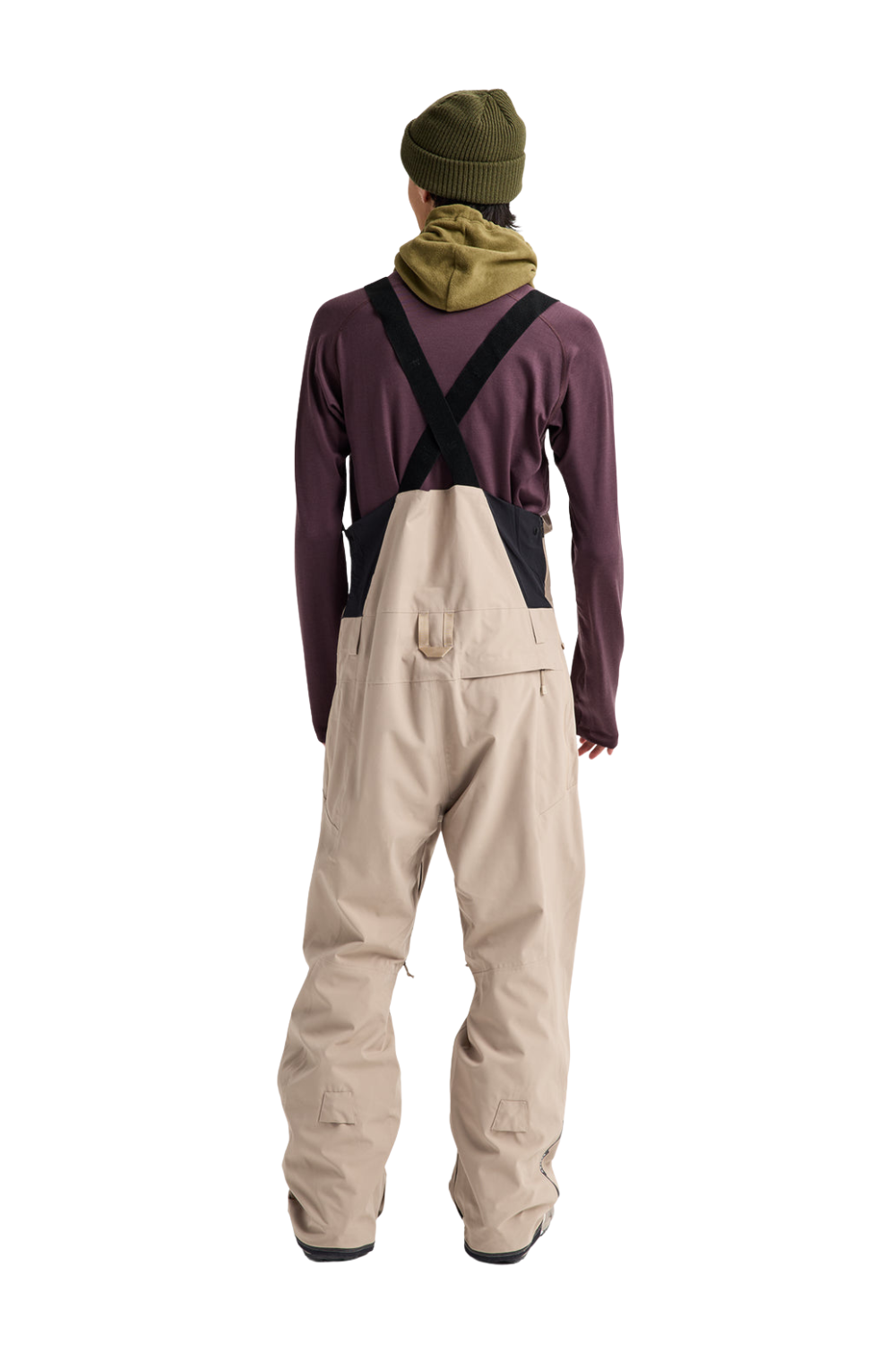 Burton Reserve 2L Mens Bib Ski & Snowboard Pants Summit Taupe