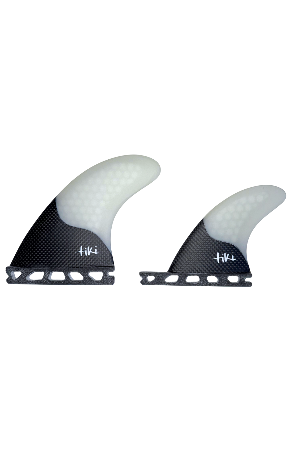 Tiki EVO Quad Rears Surfboard Fin Set Honeycomb-Carbon