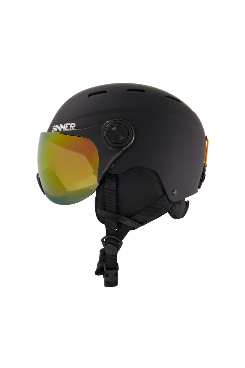 Sinner Typhoon Visor Snow Helmet Matte Black