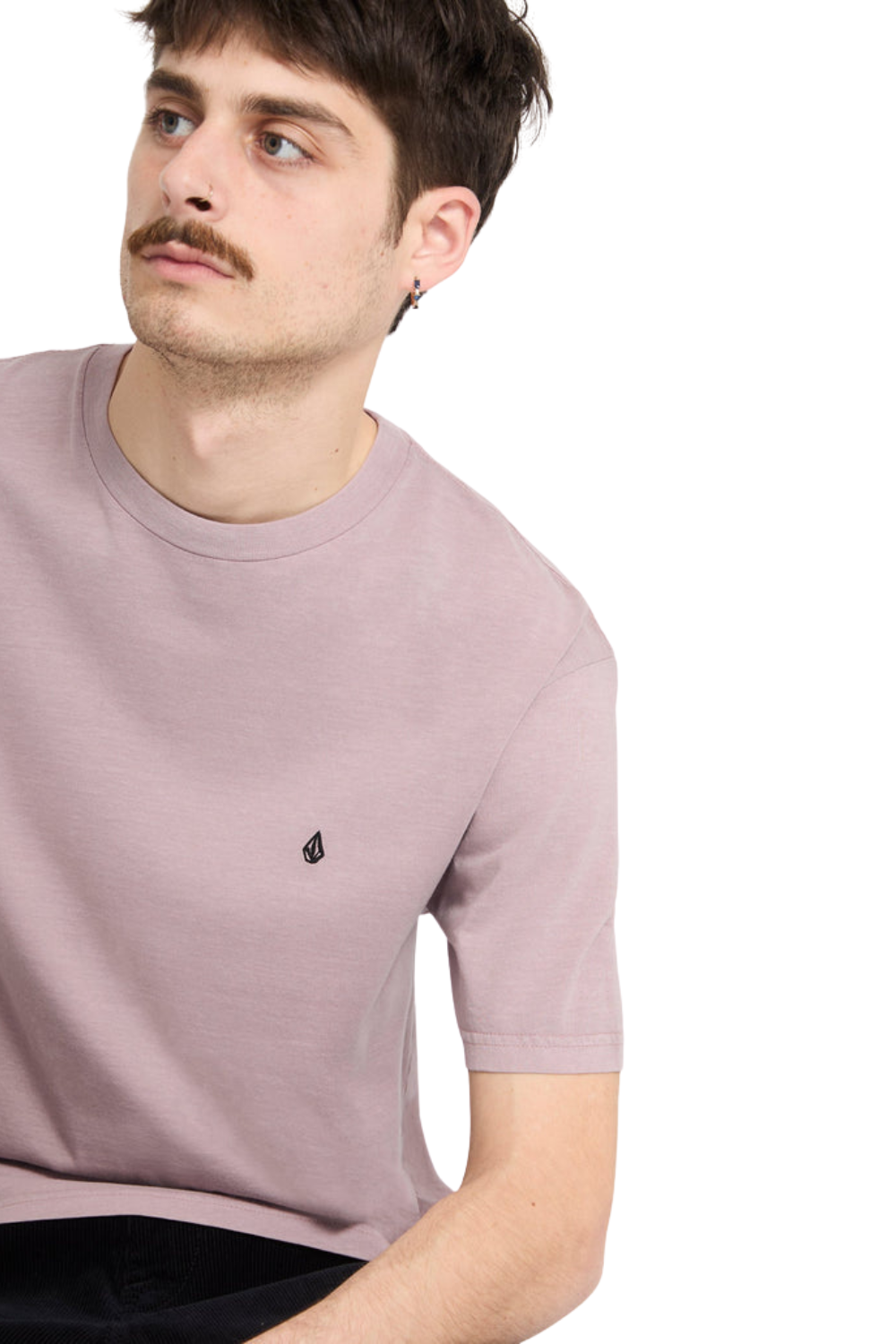 Volcom Solid Stone Mens T-Shirt Bark Brown